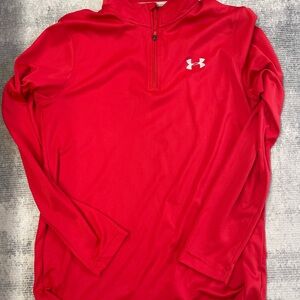 Under Armour Scarlet Quarter-Zip Pullover